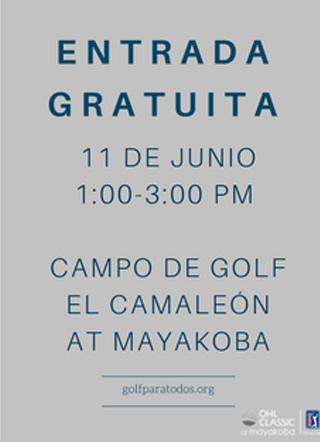 Golf para Todos Mayakoba
