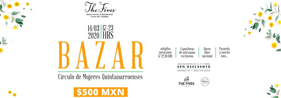 Gran Bazar del Círculo de Mujeres Quintanarroenses