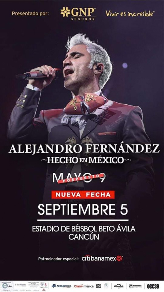 Alejandro Fernandez en Cancún